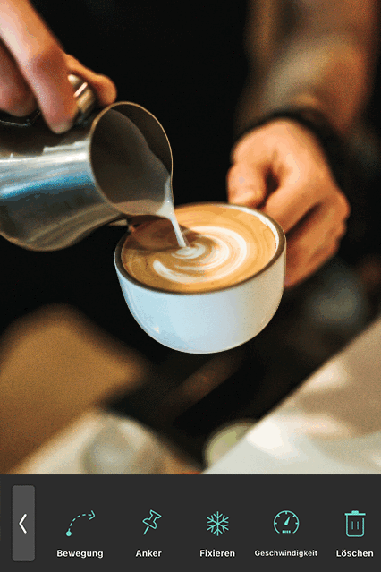 PhotoDirector - Guten Morgen GIFs gestalten